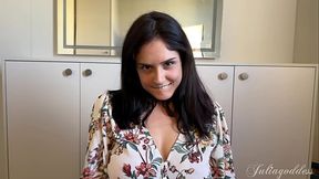 Beauty in the Office: Latina Secretary Sucks Big Cock Deep and Swallows