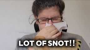 Studying with a nose fetish snot distractions