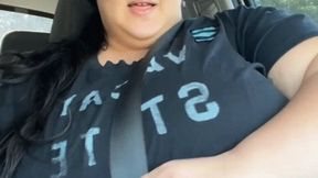 SSBBW Is Too Big For Car…