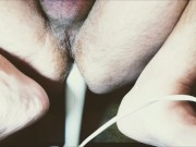 Self prostate Massage with Magic Wand