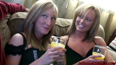 Jordan Nevaeh and her friend ride and worship a big black cock in a hot threesome