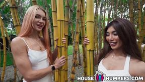 Flirty Real Estate Agents No Panties Threesome Seal the Deal