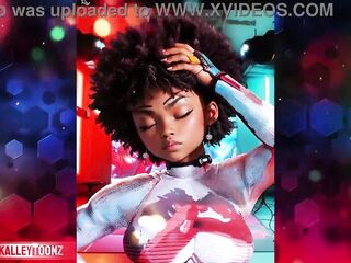 EBONY JONES BIG ASS CLIP SHOOT BLACK ANGEL MAGIC IN EFFECT