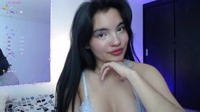 dirty talk and tease on cam Lau Velez is so horny and need some clit stimulation today. cum- JOI-POV