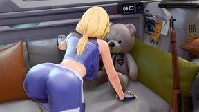 Mosin-Nagant - Freeused in front of her Fav Teddy