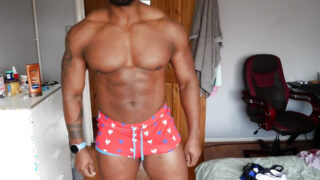 Amateur black hunks deliver raw homemade BBC anal action