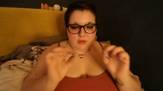 Chubby Hippie Sugar Dandy Smokes Two Cigarettes at Once