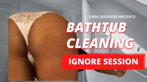 Tub Cleaning Ignore Fetish Session