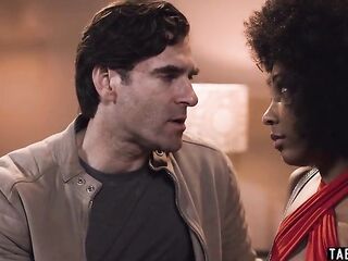 Chap fingering and screwing his black mother I'd like to fuck headmistress Olivia Jay bushy twat