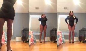 Soraya's tight black dress destroyed by transformation and heels