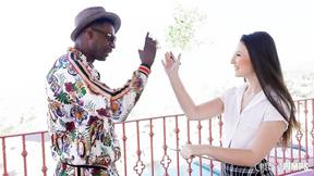 ”Petite Real Estate Agent Liz Jordan Sucks A Big Black Prick Before Hardcore Fucking”