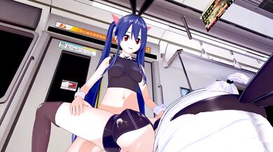 Wendy the FUTA Bunny Girl Tearing Mirajane’s Tighty Thighs Rough