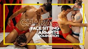Tonny in Facesitting & Armpits Domination by Characi (1080p) Gay Bondage - Gay Domination - Face Sitting - Wrestling - Muscle - BDSM