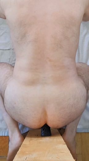 Long dildo in my belly   Clip 1