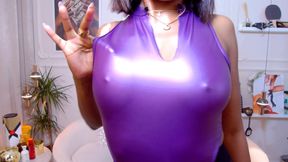 Jerk For Shiny Hard Tits