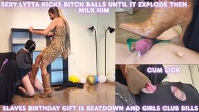 Sexy Lytta Kicks bitch balls until it EXPLODE Then milk him EP 2 - PHOTOS OF RESULTS ON MY SOCIAL MEDIA - BALLBUSTING - FEMALE DOMINATION - FEMDOM CBT HUMILIATION - BOOTS - FINDOM - COLLAR - KICK - TRAMPLE CUMSHOT FOOTJOB - CUM EATING - copy 1