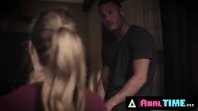 ANALTIME.XXX - Busty MILF Lena Paul Shows Off Her Anal Skills While Boring Tradwife Watches!