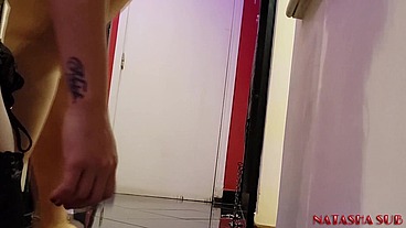 Uma sessão de fetiche com sexo e muito oral com a amiga e o Proton