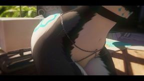 Bubble Butt Furry Bunny Femboy Couldnt Hold But Shove Something Up His Tight Bussy