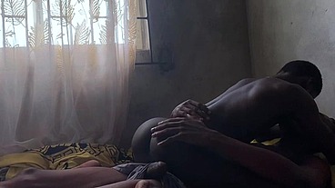 Young couple early morning gay sex 1