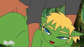 Big-breasted orc woman sucks and fucks giant dick&#x1F32D; &mdash;  xexing hard