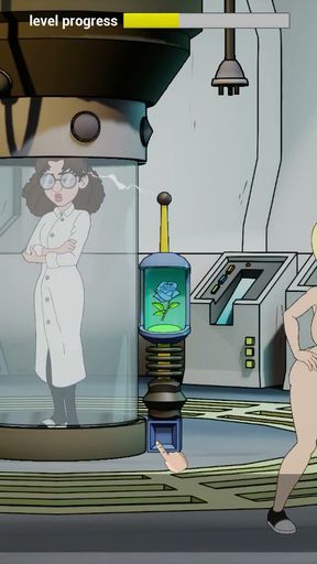 Futanari alien girl fucks human's anus until she cums inside (Fuckerman Deep Space #3) - Jazziuu   Clip 1