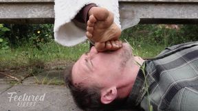 I love resting my dirty feet on your face in public (Full HD 1080p MP4)
