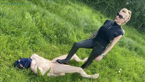 Miss Suzanna Maxwell - Outdoor Trampling (1080p MP4)