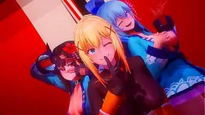 Kazuma Aquas Steamy Encounter Under Autumn Lights – Konosuba Heat