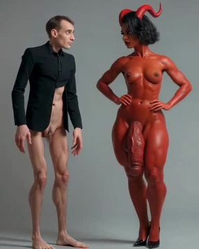 TGirl Domination - Demon TGirl Ellisa Eternal got it