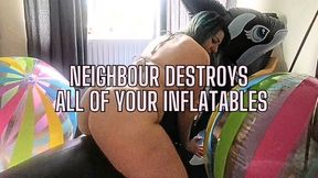 Neighbour Destroys All Your Inflatables