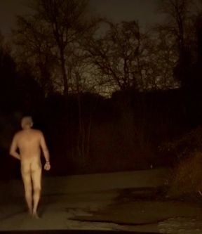 Naked walk in street