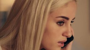 1st interracial MFM threesome for blonde angel