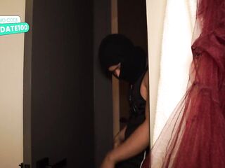 Housewife Celeste Alba is screwed by a masked stranger who breaks into her abode.