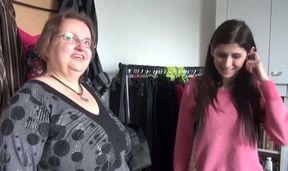 Bbw Granny Sucks and Gets Fucked