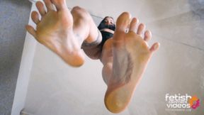 I'll flatten you under my bare feet ( Giantess & Trampling POV with Maria J ) - 4K UHD MP4