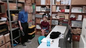 Security Guard recovers the item and fucks Emma Hix tight pussy