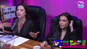 Two Hotties in a Show of Dirty Talk - Bruna Carlos and Luciana Picchi