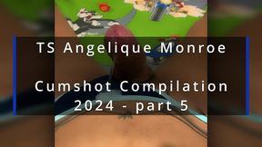 ts angelique monroe - cumshot compilation