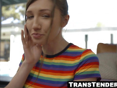 Nicole Doshi and friends feast on Ariel Demure's hard cock