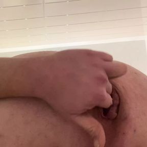 My slutty Sinkhole after a long Toilet Brush and Dildo Assfuck session