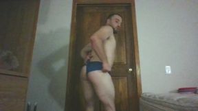 shaking and spanking that ass, then kick off my boxers.