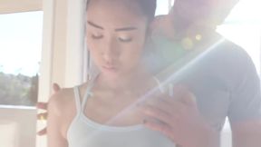 Tiny Asian teen 18+ Ballerina Gets Destroyed By A Huge Cock