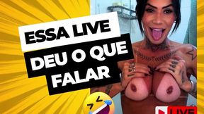 entrei em uma transmissao antes das gravacoes e vejam o que deu