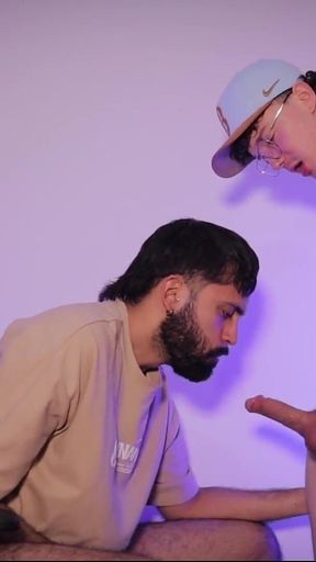 Facefuck Eating Two Loads Beautiful Twink Nico Mucci Fucks Camilo Brown's Mouth and Cums Inside