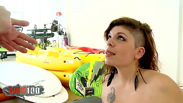 Hot young natural bigtits deep anal fucking