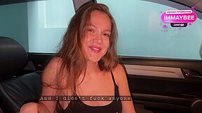 Cheating On Her Husband. Old Friends Finally Had Sex. Car Sex. Pov