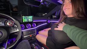 fucked outside on his mercedes - luna doll