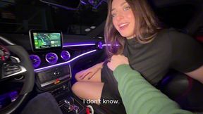 fucked outside on his mercedes - luna doll