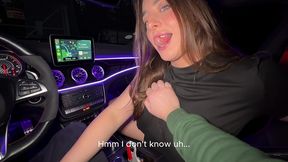 fucked outside on his mercedes - luna doll